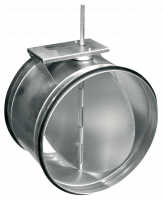 Воздушные клапаны для круглых воздуховодов с площадкой под привод SKM 500
