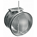 Воздушные клапаны для круглых воздуховодов с площадкой под привод серии SKM